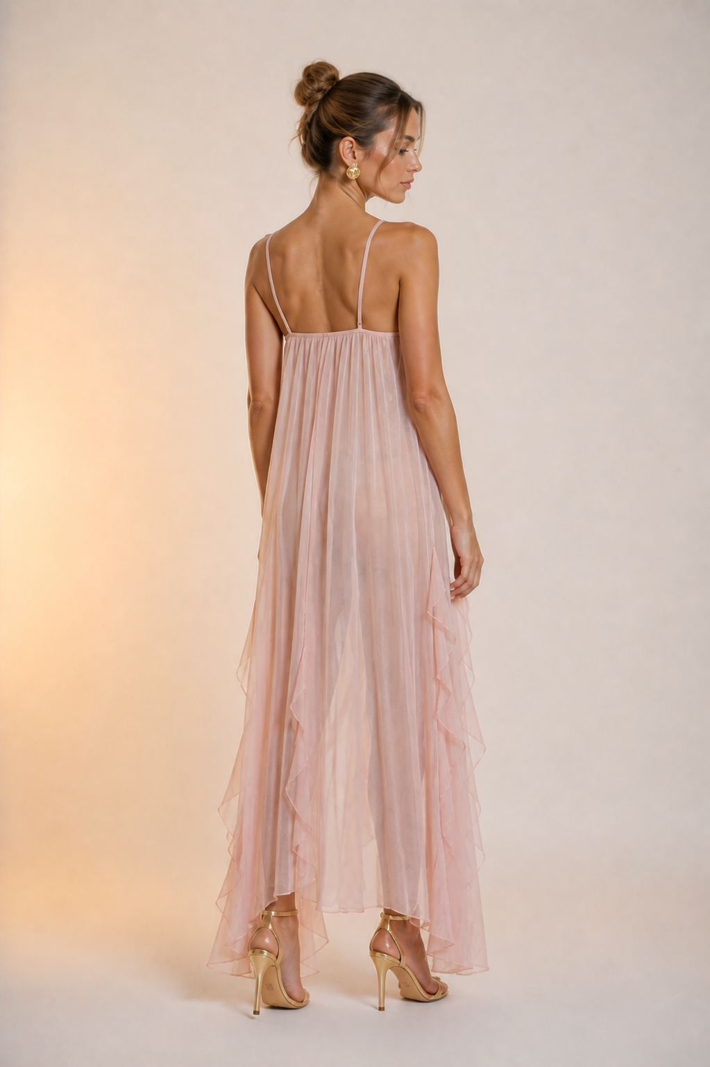 Abito lungo blush dream