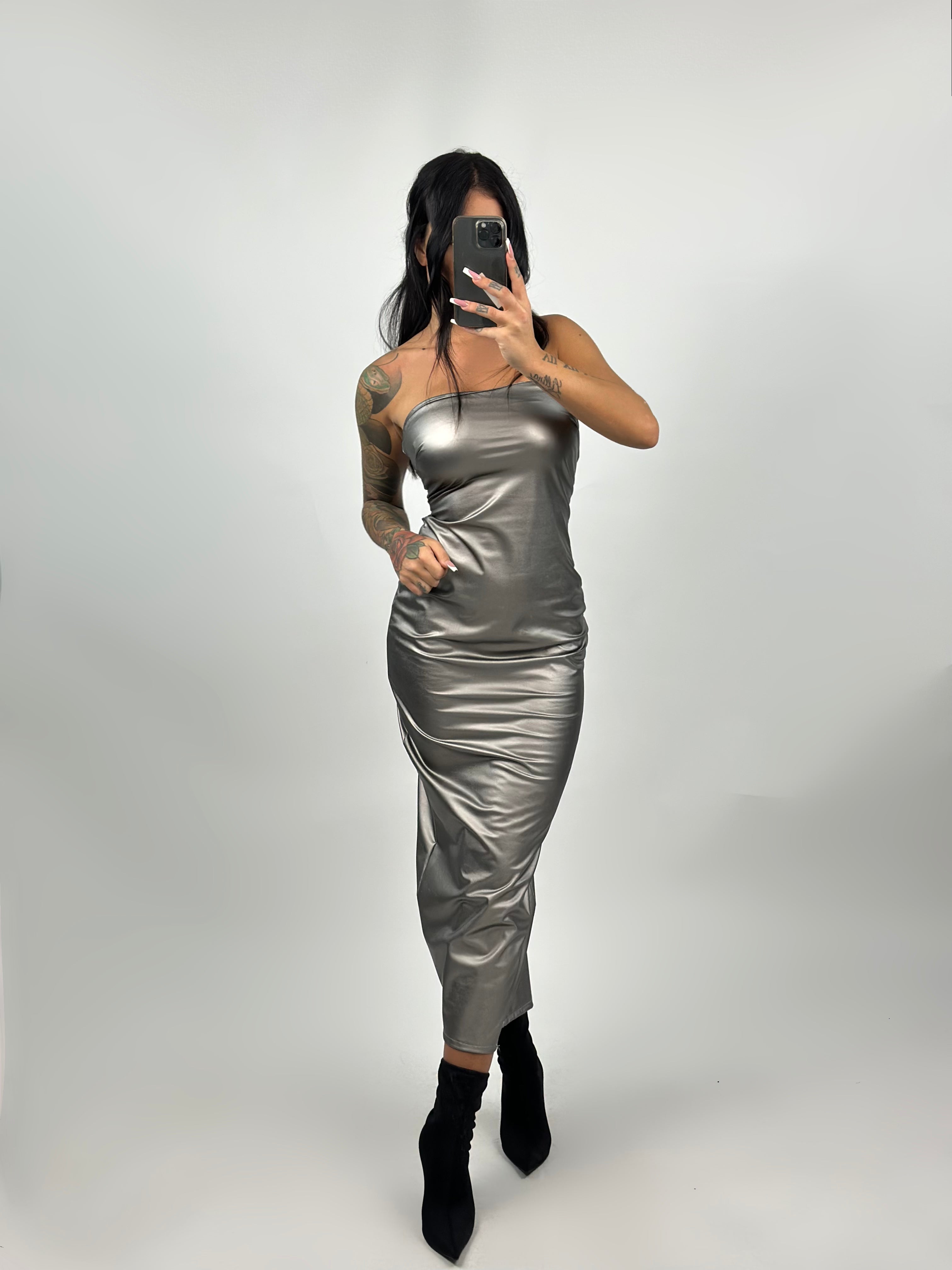 abito pelle glam